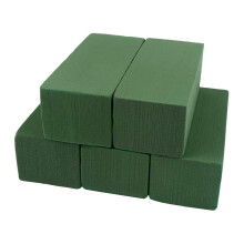 LOMIMOS 5 STK v?de blomsterskum mursten Blomsterhandler gr?nne blokke forsyninger til blomsterarrangement DIY Craft