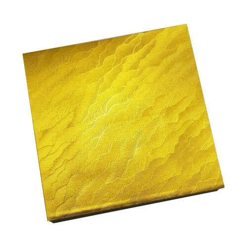 100 Folhas de Papel Origami Pacote Padrão Nuvem Dourada 3x3 polegadas Papel Quadrado 1