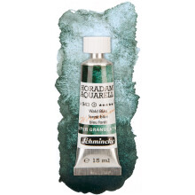 Schmincke - HORADAM AQUARELL Super Granulation 14 943 006 Forest Blue 15 ml tube zeer sterke granulerende tinten fijnste super granulerende waterverf