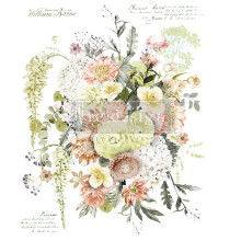 Redesign With Prima Redesign Decor Transfers-Life in Full Bloom Total Sheet Size 24''x35''  Cut Into 3 Sheets Wild West