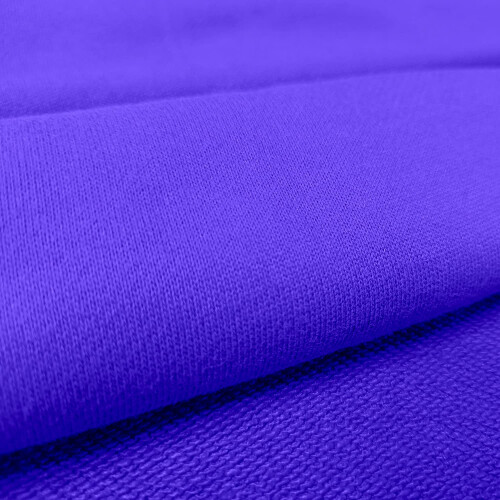 Tecido felpudo francs de algodo com 72 polegadas de largura da The Yard Entelare (azul royal) 2