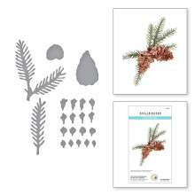 Spellbinders Pine Cone og Evergreen Dies Metal