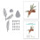 Spellbinders Pine Cone og Evergreen Dies Metal 1