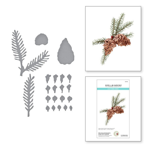 Spellbinders Pine Cone og Evergreen Dies Metal