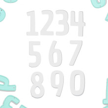 Craftelier - Set van 10 nummervormige stansen voor het maken van kaarten, scrapbooking en knutselprojecten | Compatibel met meerdere stansmachines en
