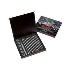 Derwent Graphitint Mixed Media Set 19 Piece Set Graphitint Paint Pencils & Waterbrush (2305949)
