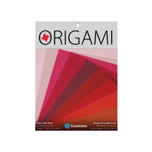 Yasutomo Origami PURE Röda 9 Färger 36 Ark