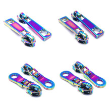 Goyunwell #5 Rits Trekt Metaal Regenboog Rits Pull Bulk 26pcs Coloful Nylon Spoel Rits Hoofd Bedels Rits Slider voor Portemonnee Handtas Maken Ambach