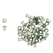 CraftElier - Paquete de 50 mini ojales metlicos ideales para lbumes de recortes y manualidades | Vlido para diferentes materiales | Tamao aprox.