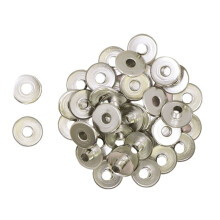 Craftelier - Paquete de 40 ojales metlicos anchos ideales para lbumes de recortes y manualidades | Vlido para varios materiales | Tamao aprox. Di