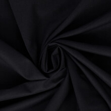 Fashion Track Cotton Fabric by The Yard (58 Inches / 147.5 cm Wide) for Sewing Material Quilting Crafts Lining Decoration - (2 Yard Black)