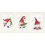 Vervaco Counted Cross Stitch Xmas GNOME  Multicoloured 1