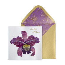 Vy van pohladnica k Dnu matiek NIQUEA.D s orchideou