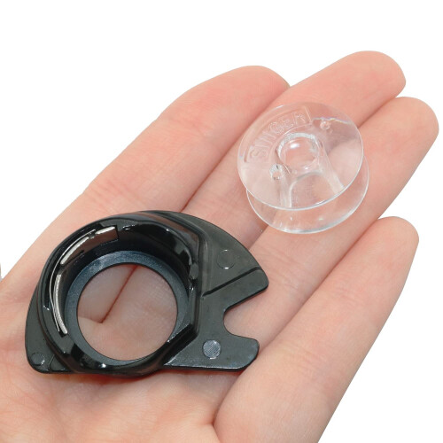 LUORNG 2Sets Bobbin case for Sewing Machine Top-Loading Bobbin Casing Apollo Sewing Machine Bobbin Case Holder 1