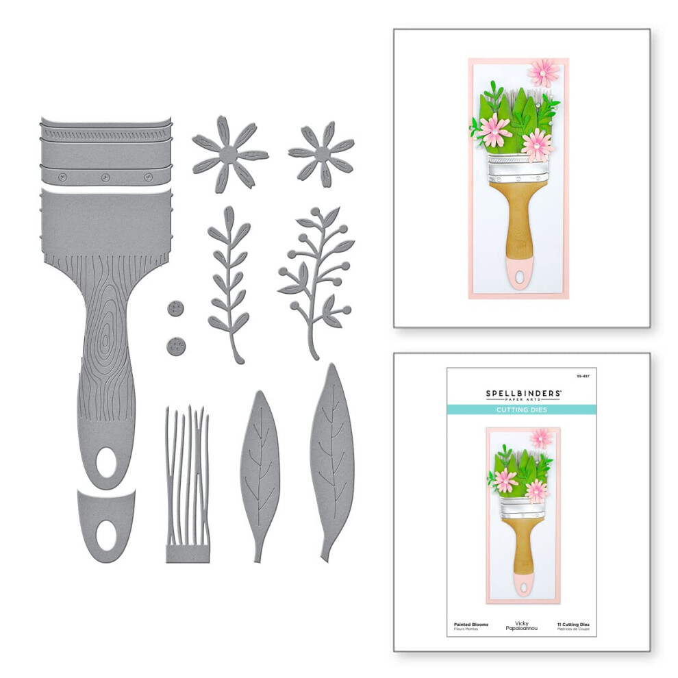 SPELLBINDERS PAPERCRAFTS  INC SPELLBINDRS Designer Blooms  Bronze