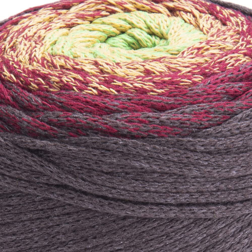 Cordão de Macramé Spectrum de Algodão Yarn Art 8.80 Oz, 246.06 Yds, 80% Algodão, Multicolorido 1