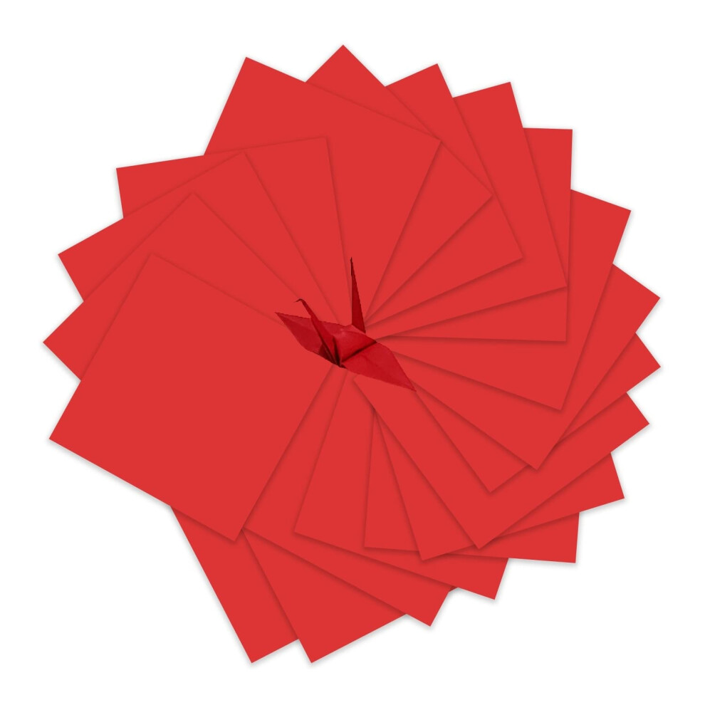 100 Fogli Di Carta Origami, Carta Colorata Bifacciale 3X3 Pollici, Carta Morbida Quadrata, Carta Facile Da Piegare, Carta Origami A Forma Di Gru,-image