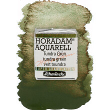 Schmincke - HORADAM AQUARELL Super Granulation 14 985 044 Tundra Grn 1/2 pannor mycket starka granulerande frger finaste supergranulerande akva