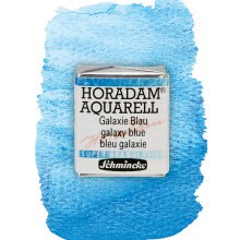 Schmincke - HORADAM AQUARELL Super Granulation 14 973 044 Galaxy Blue 1/2 pannor mycket starka granulerande frger finaste supergranulerande akva