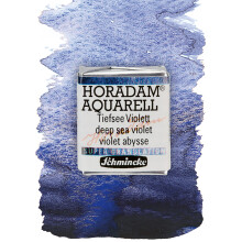 Schmincke - HORADAM AQUARELL Supergranulering 14 951 044 Deep Sea Violet 1/2 Pans Mycket stark granulerande Frger Finaste Supergranulerande akva