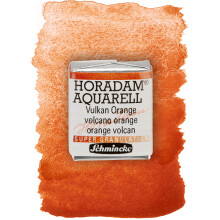 Schmincke - HORADAM AQUARELL Super Granulation 14 912 044 Volcano Orange 1/2 pannor mycket starka granulerande frger finaste supergranulerande a
