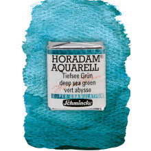 SCHMINCKE - Horadam Aquarell Super Granulation 14 954 044 Glebokie Green Green 1/2 Panie bardzo mocne kolory ziarniste Finest Super Granulating C