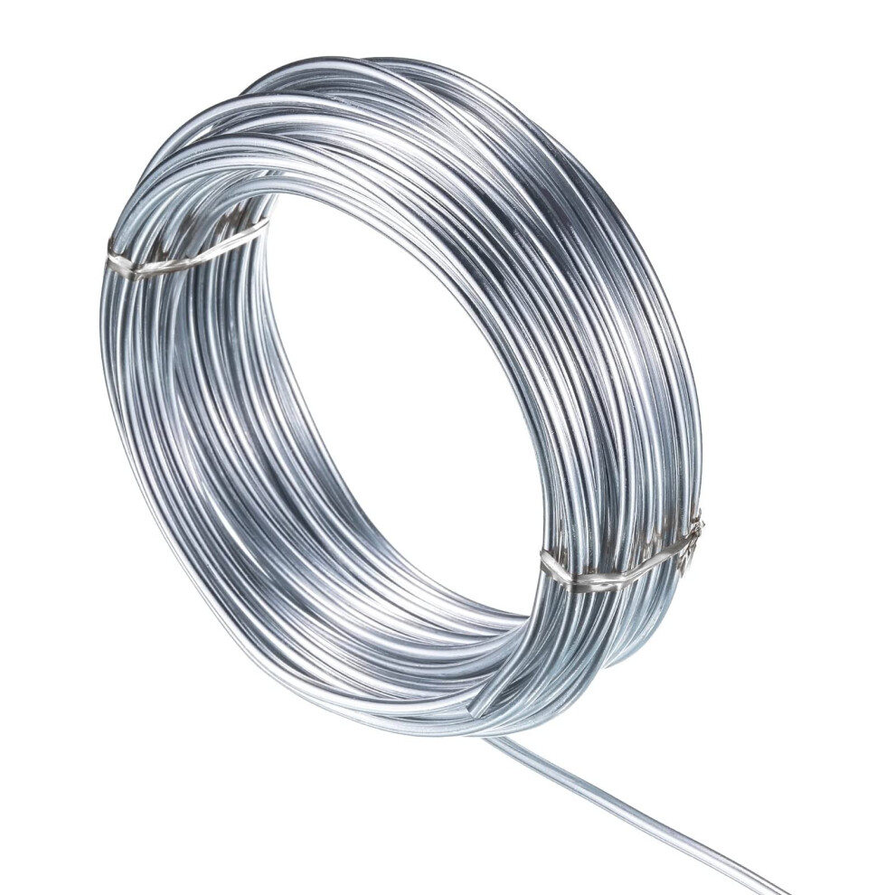 Filo Di Alluminio Artigianale Da 3 Mm, 50 Piedi, Calibro 9, Filo Metallico Anodizzato Pieghevole Per La Scultura, La Creazione Di Gioielli, La Cr