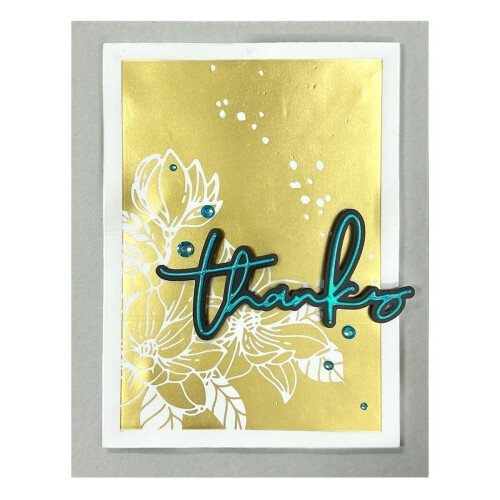 Placa de Hot Foil Spellbinders RETÂNGULO, Bronze 2