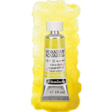 Schmincke - Horadam Aquarell Super Granulation 14 911 006 Volcano Gul 15 ml r?r Meget st?rke granulerende farver Finest supergranulerende akvarel