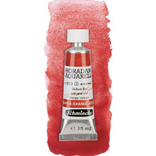 Schmincke - HORADAM AQUARELL Super Granulation 14 913 006 Volcano Red 15 ml tub mycket stark granulerande frger finaste supergranulerande akvare