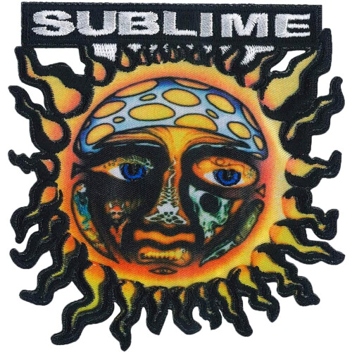 C&D Visionary Sublime Sun Logo Patch Gul Svart Vit