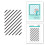 Spellbinders STP-112 Simple Stripes Clear Stamp Set 1