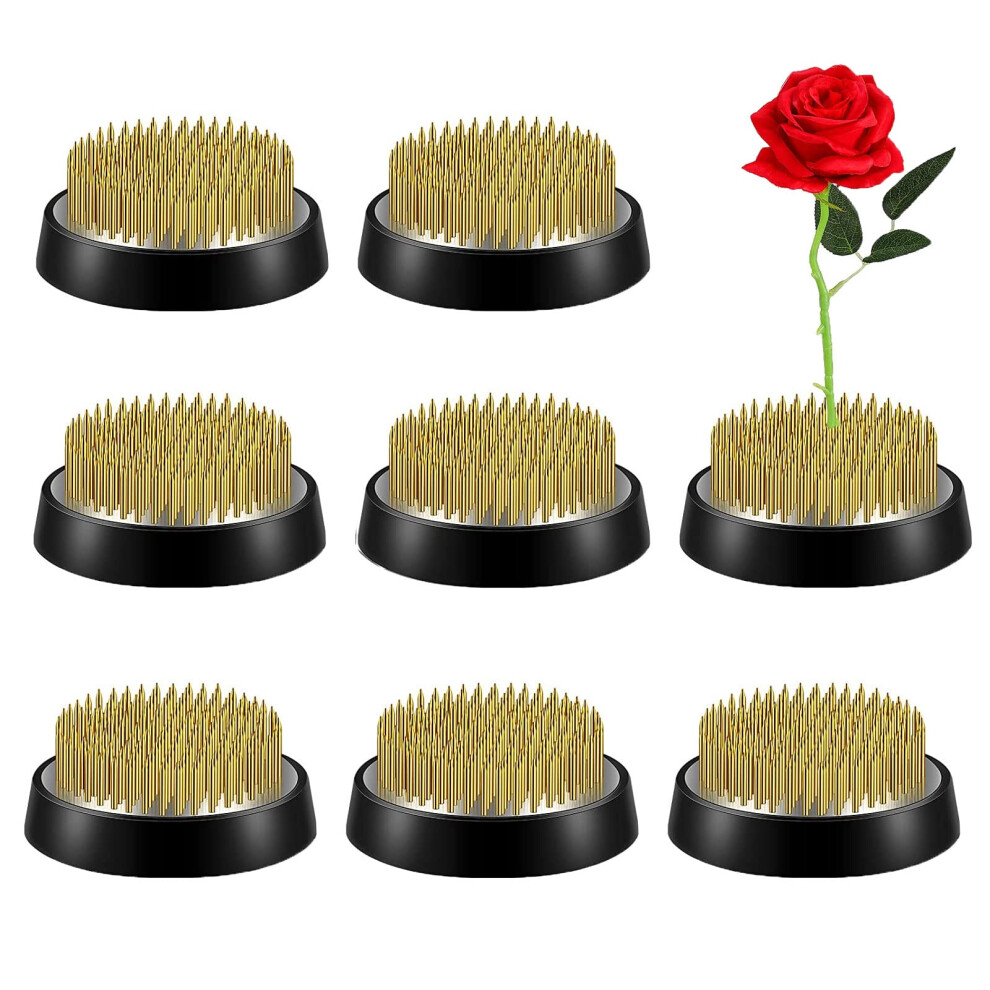 Lot De 8 Mini-Grenouilles Japonaises Kenzan Ikebana, Diam Tre 34 Mm, Pour Arrangement Floral Ikebana, Pour Tous Les Vases-image