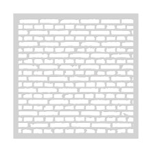 Hero Arts SA203 Schablone Ziegelwand 6x6