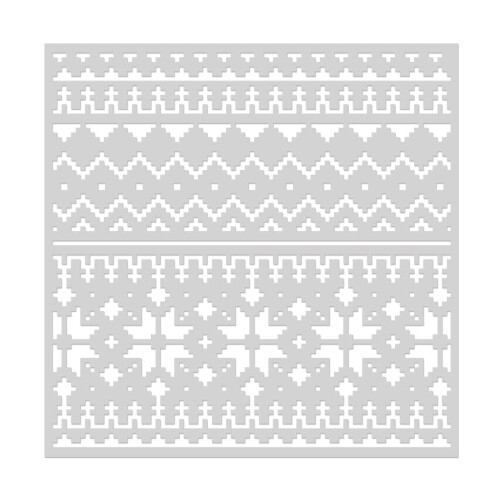 Hero Arts SA205 Schablonen-Pullovermuster 6x6