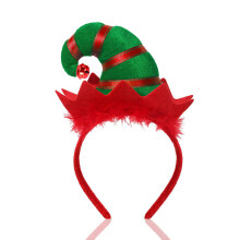 Utavu Elf Hat Pannband Jul Halloween Holiday Party St hrbge Huvudbonad fr barn vuxna flickor