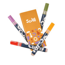 Sculpd Acrylic Paint Pens Set Bloomsbury Tones Premium Fine Tips for Painting Pottery Wood Cardboard Paper Glass & Most Other Surfaces 4 M