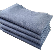 TinaKim Tecido para Estofamento, Material em Linho, para Costura de Sofás e Cadeiras (Azul Escuro 21, 2 Jardas (57x 72 polegadas))