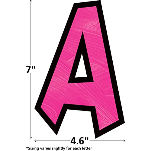 Letras Coloridas 7" Fun Font - Teacher Created Resources 2