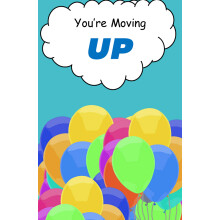 AweStar Eagle Congratulations Card: You're Moving Up in Recognition of a Promotion New Job Hard Work Inspirational Work