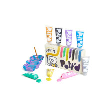 Pott'd Premium Acrylic Pottery Paints Paint Set Pottery Painting Kit for Air-Dry Clay - Metallic Paints