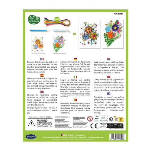 Sentosphere - Quilling'art Blumen 1