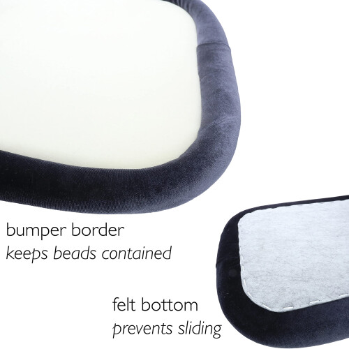 The Beadsmith Craft Bumper - Basic Elements - Rectangle Shape 17.75 x 11.75 1 Bumper Border Sturdy Design Tray with Raised Edge Excellent for 1
