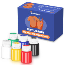7 umeleck   ch farieb na textil 6 * 12