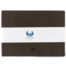 Landschapsvormige schetsboek, 8,25 x 5,5 inch, Plat liggend flexibel schetsboek voor kunstenaars
