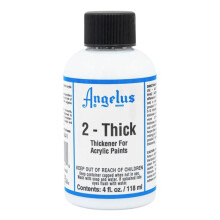 Angelus 2-Thick Acrylic Paint Additive to Thicken Creating 3D Flexible Clay Art for Shoes  Boots  Bags  Cavas Art  & More- 4oz