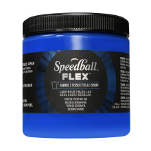 Speedball Flex Fabric Serigrafi bl?k 8-Ounce Lake Blue til T-shirt og silketryk Nyt for 2023