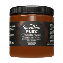 Tinta para Serigrafia Speedball Flex, 8-Ounce, Cocoa Bean para T-Shirt e Serigrafia