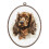 Kit de Ponto Cruz Luca-S com Arco Incluído - Cocker Spaniel 1