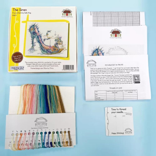 Bothy Threads Counted Cross Stitch Kit - The Siren 2
